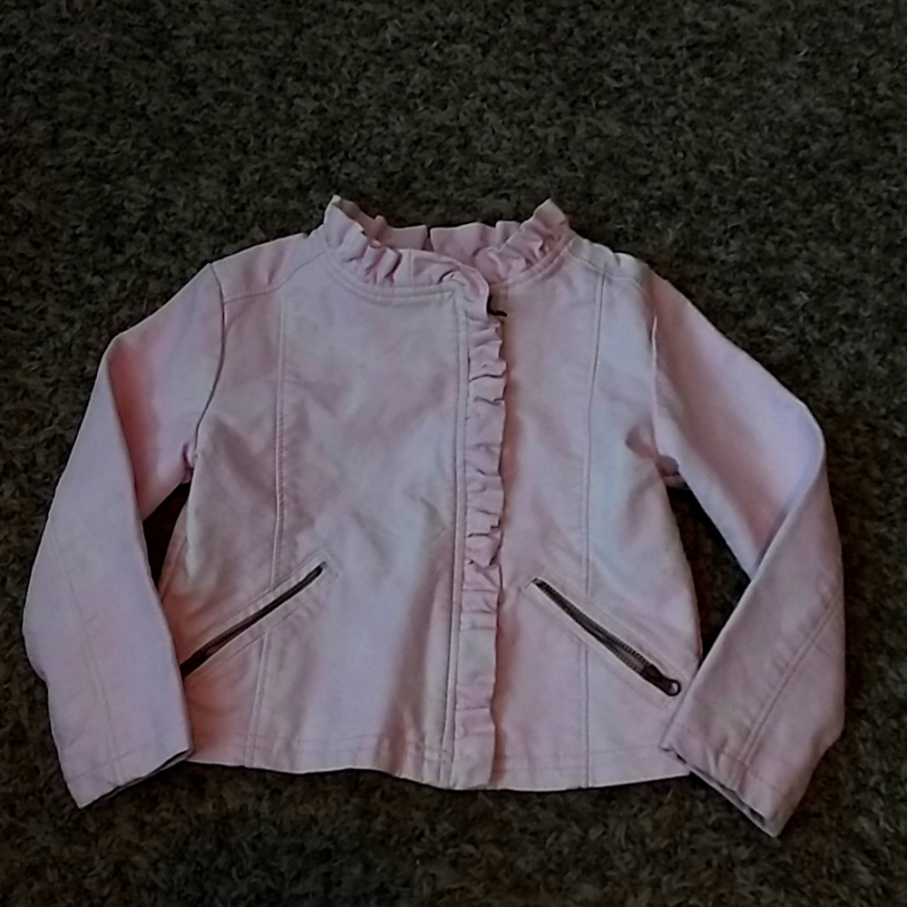 Genuine kids but Oshkosh faux leather jacket.